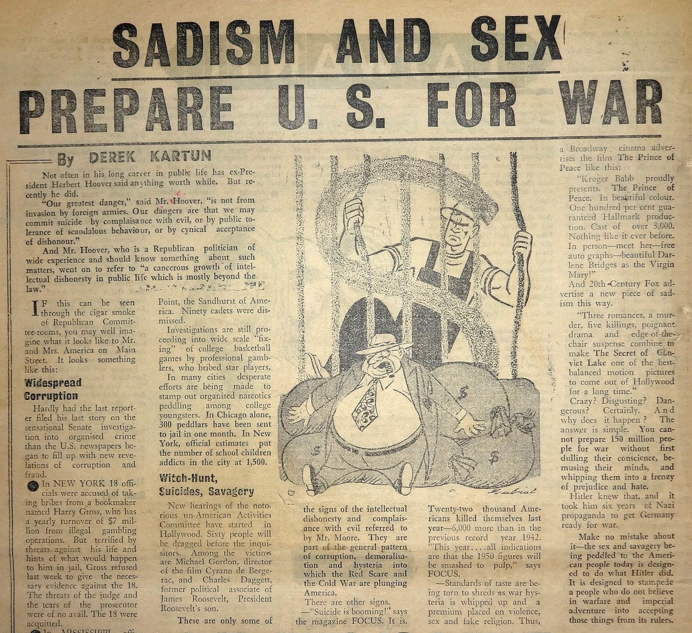 India CROSSROADS 1951 US Plotted to Assasinate Mao Ӝ