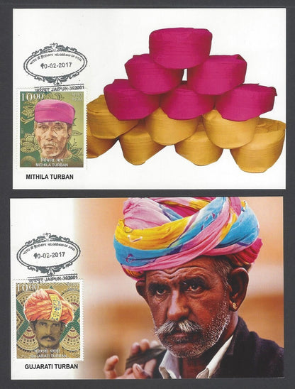 AOP India 2017 HEADGEAR OF INDIA set of 16 maxicards