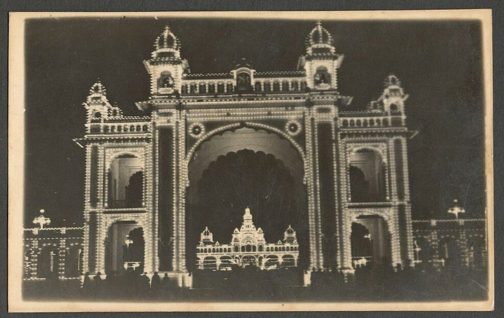 AOP India vintage photo DEVRAJA MYSORE 3" x 5"