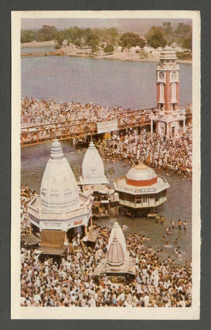 AOP India vintage Hindu postcard Hadiwar & Ukhimath
