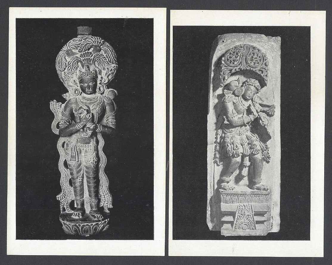 AOP India Sculpture vintage postcards (5)