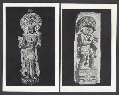 AOP India Sculpture vintage postcards (5)