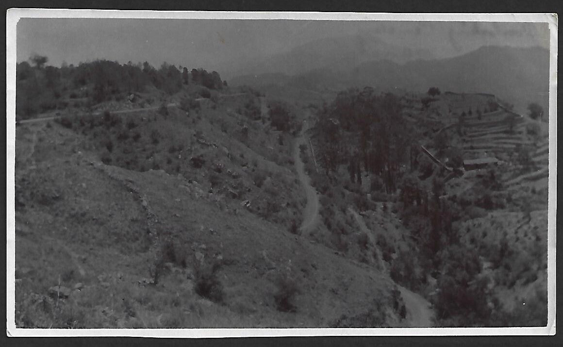 India 1918 Simla Hills photo 8x14 cm