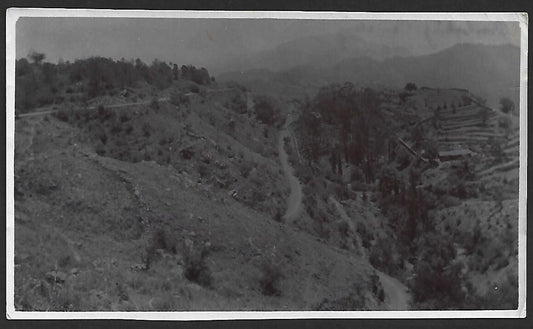 India 1918 Simla Hills photo 8x14 cm