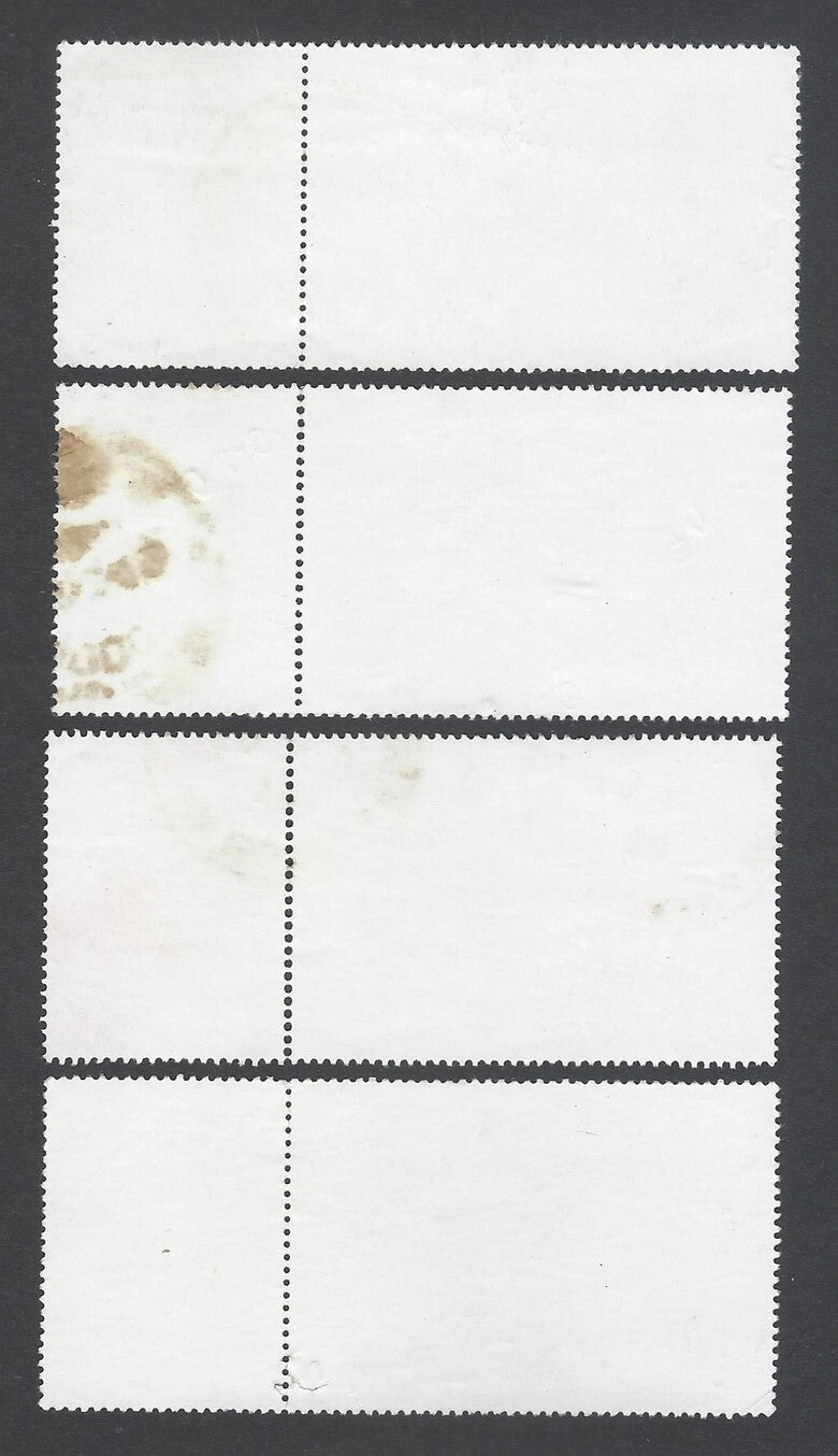 AOP India 2001 Panchtantra (Animals) set of 4 se-tenant pairs postally used