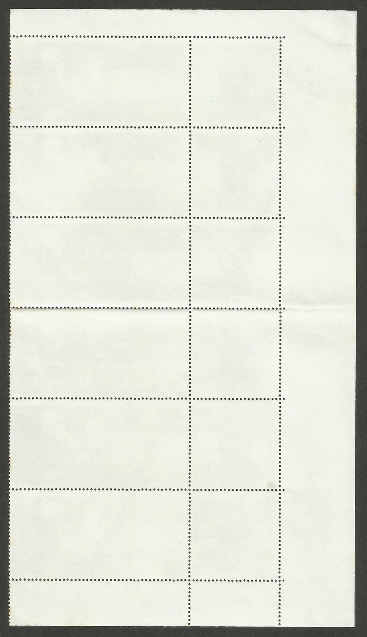 India 1994 Gandhi half se-tenant sheet MNH