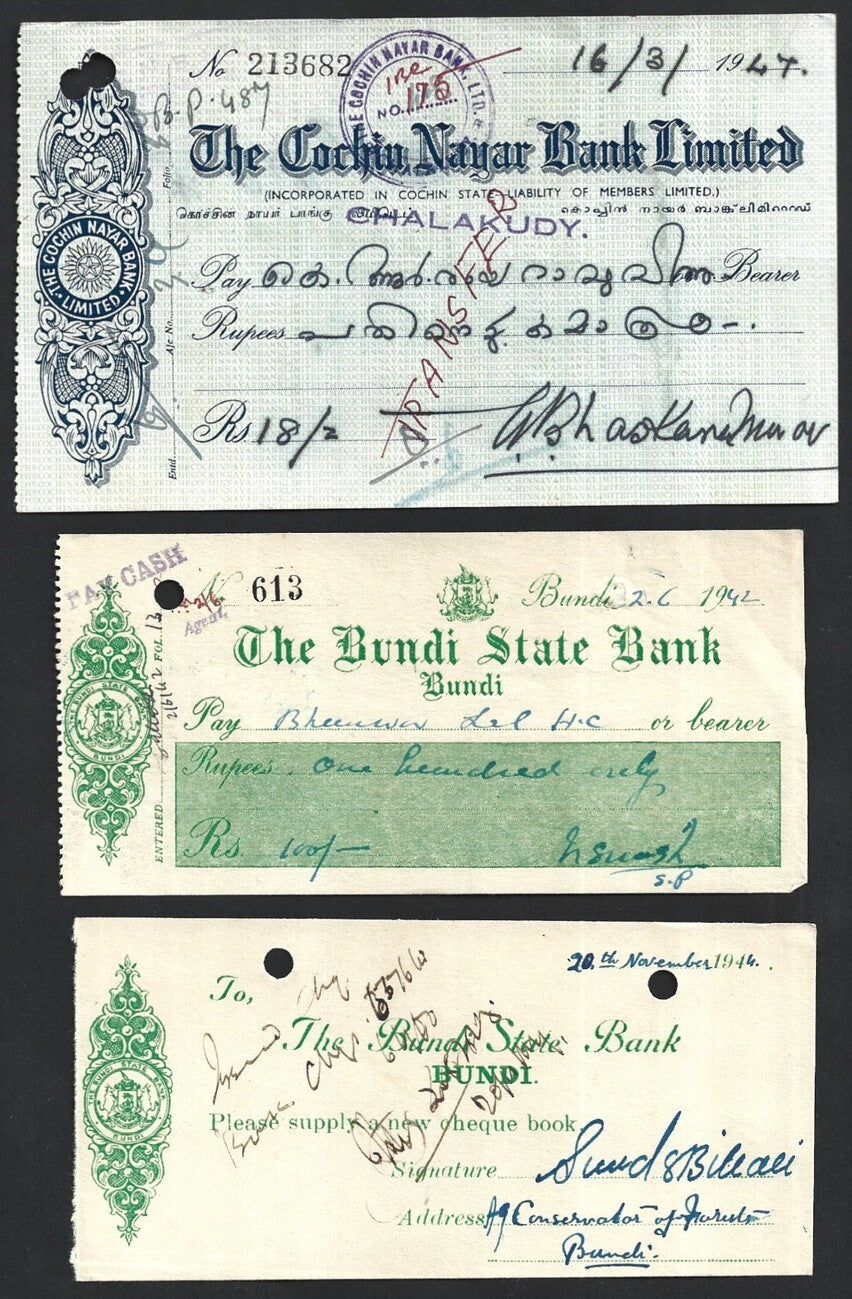 India & States cheques collecion (36)