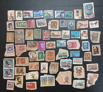 India unpicked on paper commemorative mix (100)