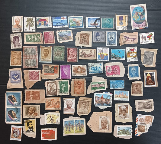India unpicked on paper commemorative mix (100)