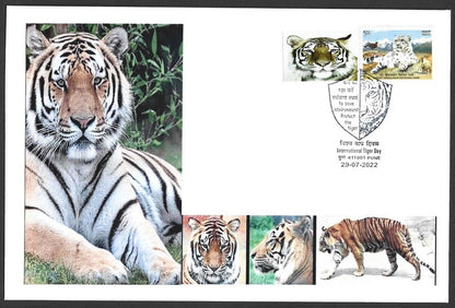 India 2022 International Tiger Day covers with labels (9)