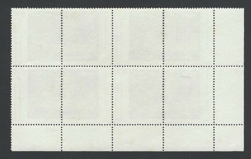 India 1994 Baroda Museum se-tenant block of 4 pairs MNH
