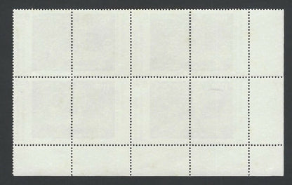 India 1994 Baroda Museum se-tenant block of 4 pairs MNH