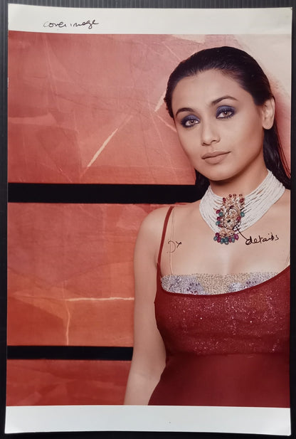 India Bollywood Rani Mukherjee Press Photos x 4 zaz