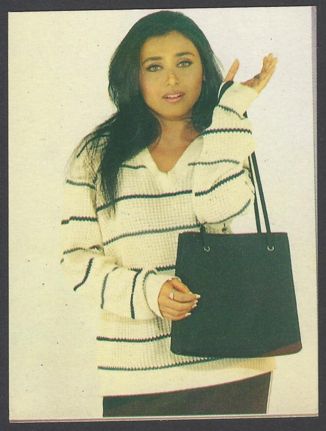 AOP2 India Bollywood 2001 Pocket Calendar - Rani Mukerji