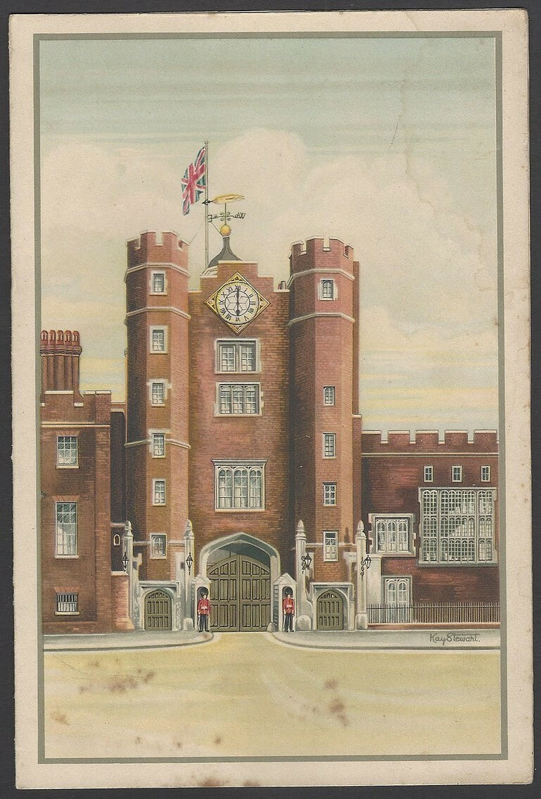 B.I. British India Line Royal Residences menu cards (6)