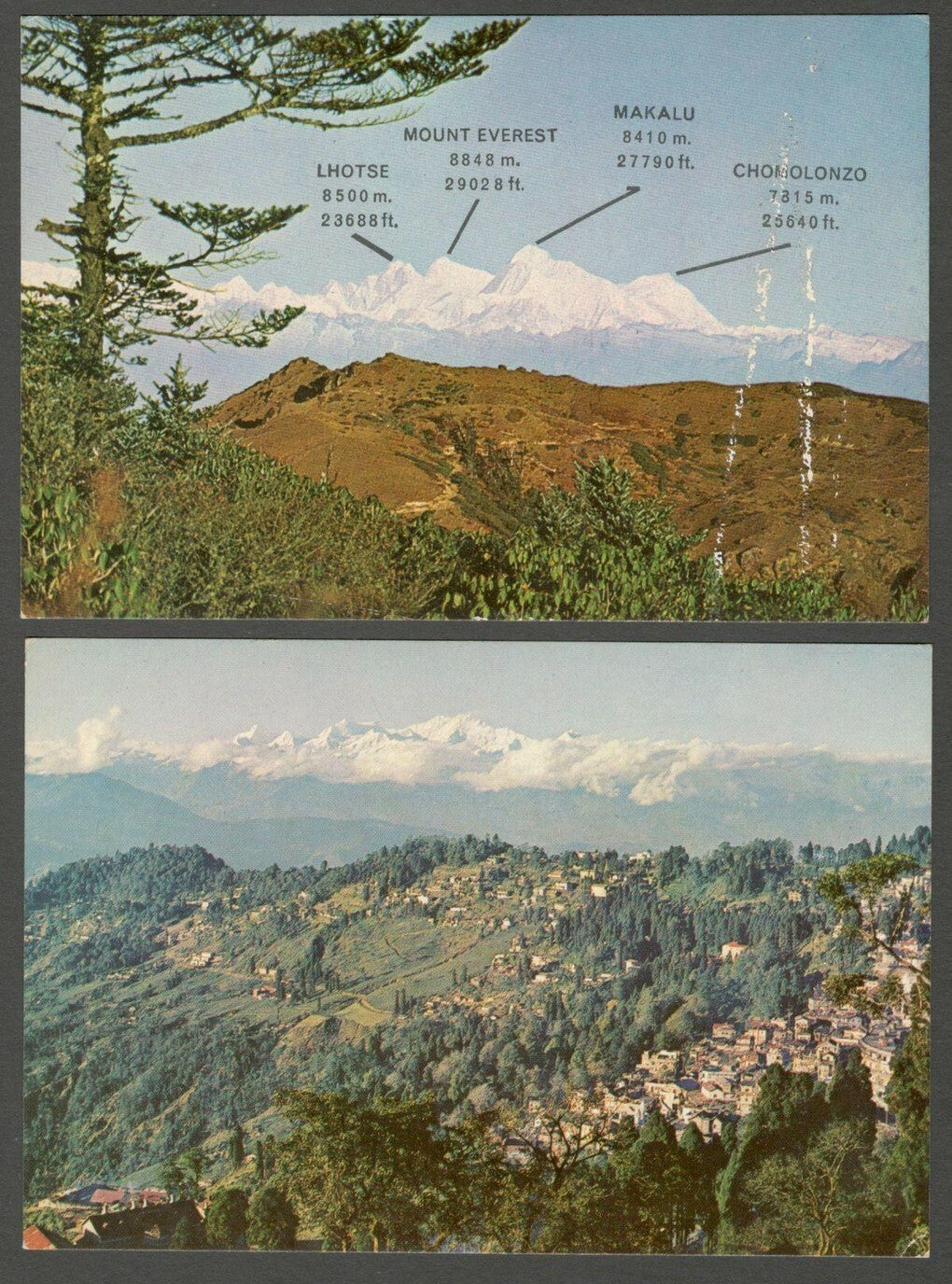 AOP India Darjeeling vintage ELAR colour postcards (9)