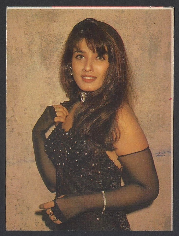 AOP Bollywood India promotional pocket calendar 1996-1997 RAVEENA TANDON