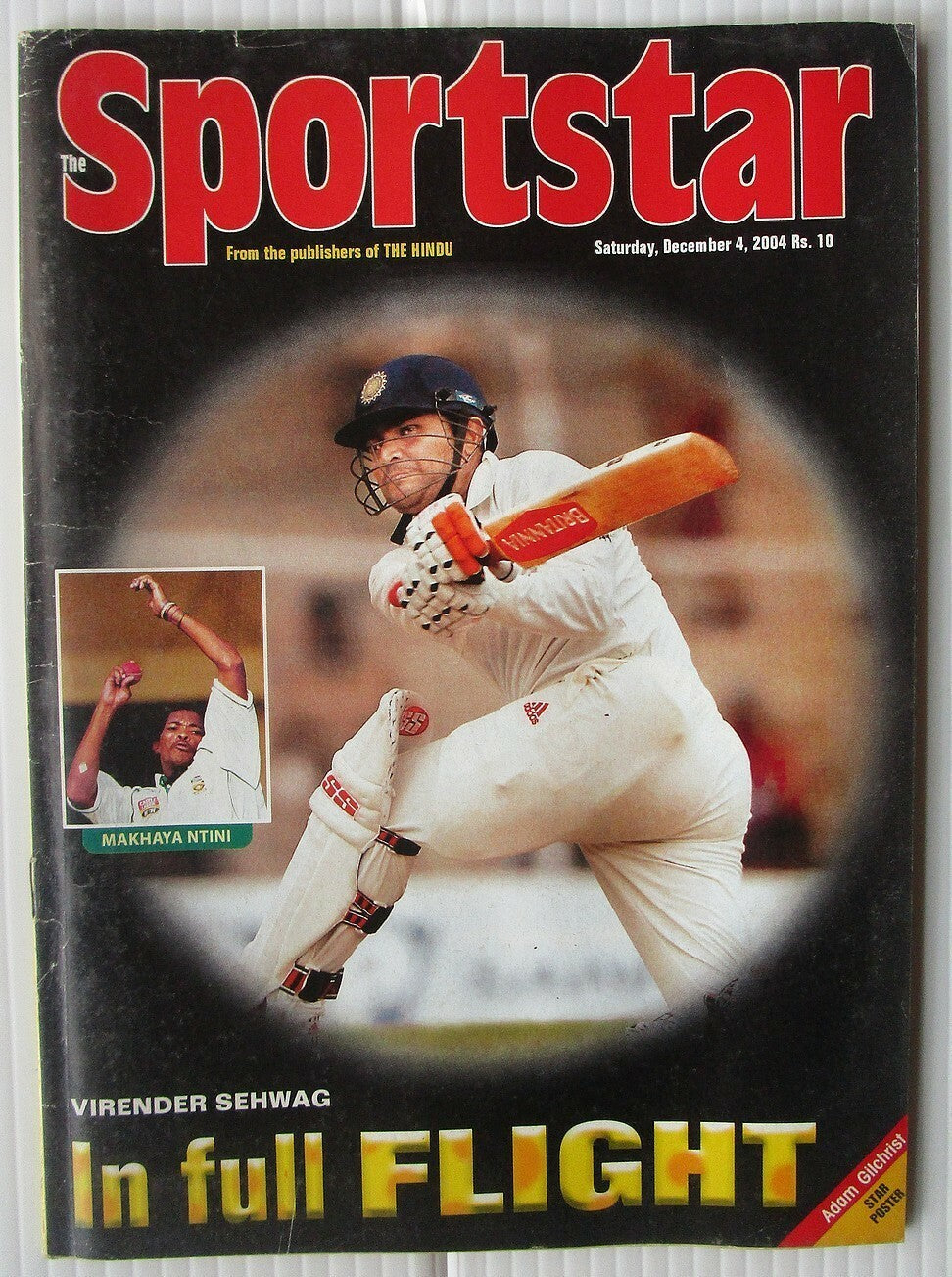India Sports Star 2004 with much Cricket coverage (5 issues)
