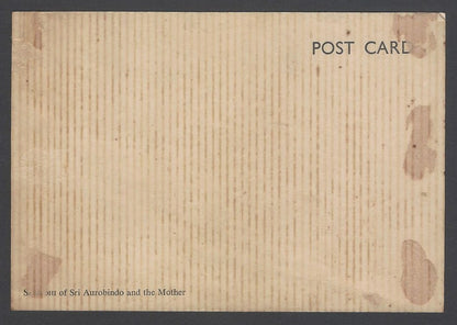 AOP vintage postcard Samadhi of Sri Aurobindo & the Mother, Pondicherry, India