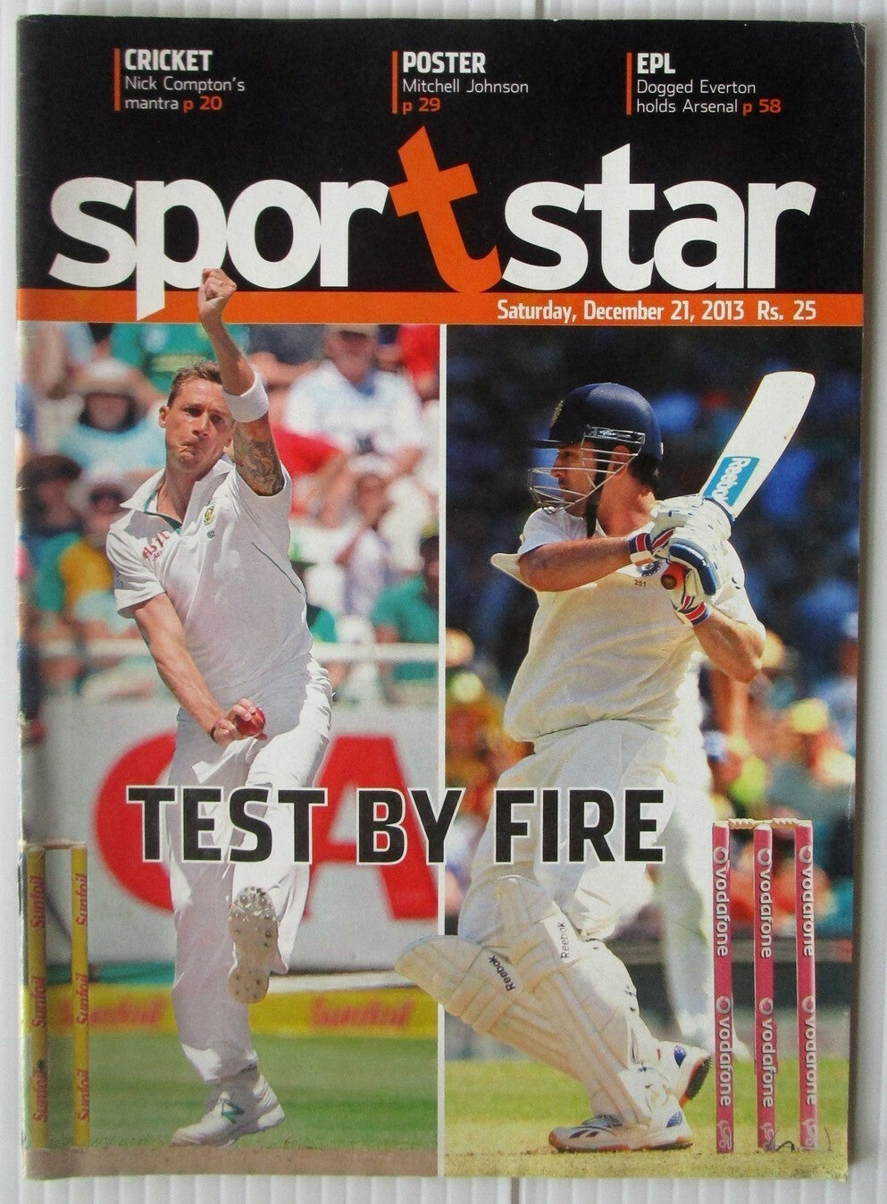 India Sports Star 2013-2014 with much Cricket coverage (5 issues)