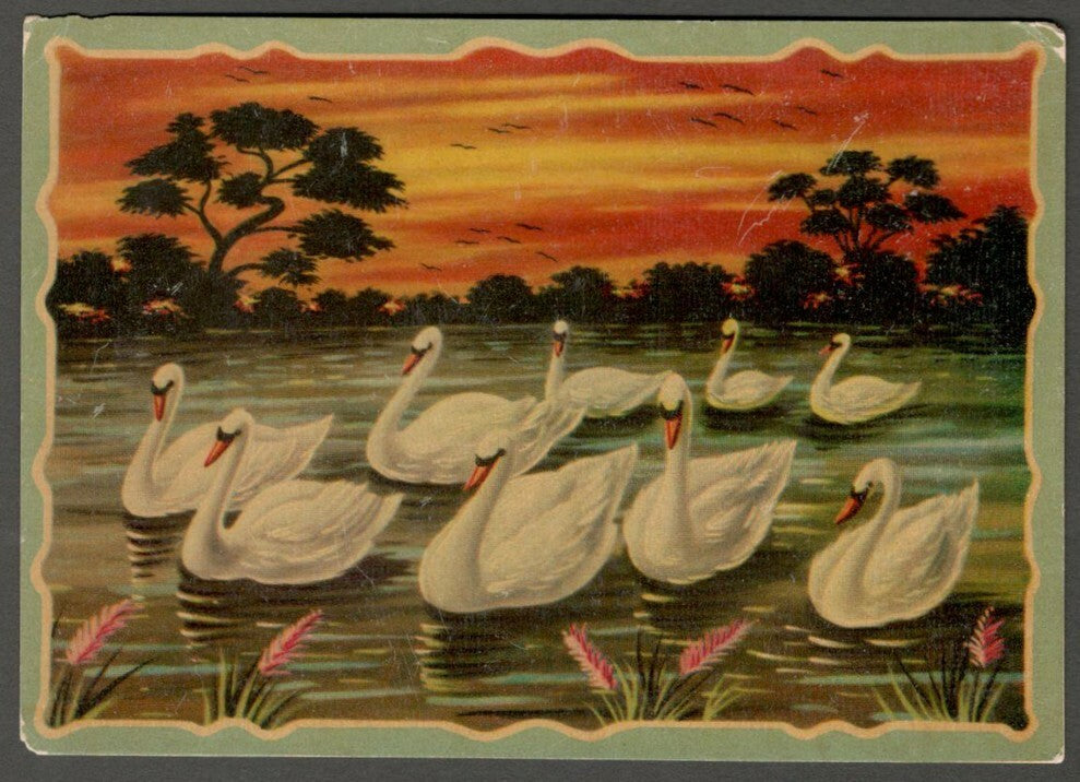 AOP India old postcards, Greetings, etc. (11)