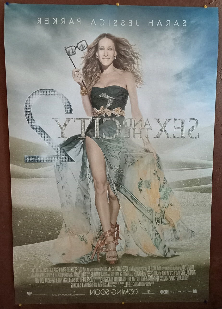 2010 Sex and the City 2 - 1 sheet India poster (2 side printed) Sarah Parker