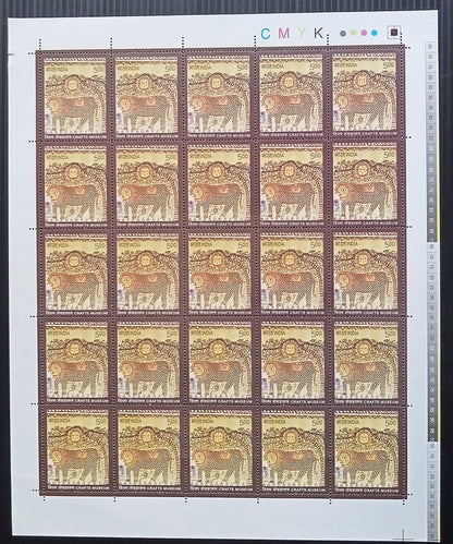 India 2010 Crafts Museum set of 2 sheets of 25 MNH