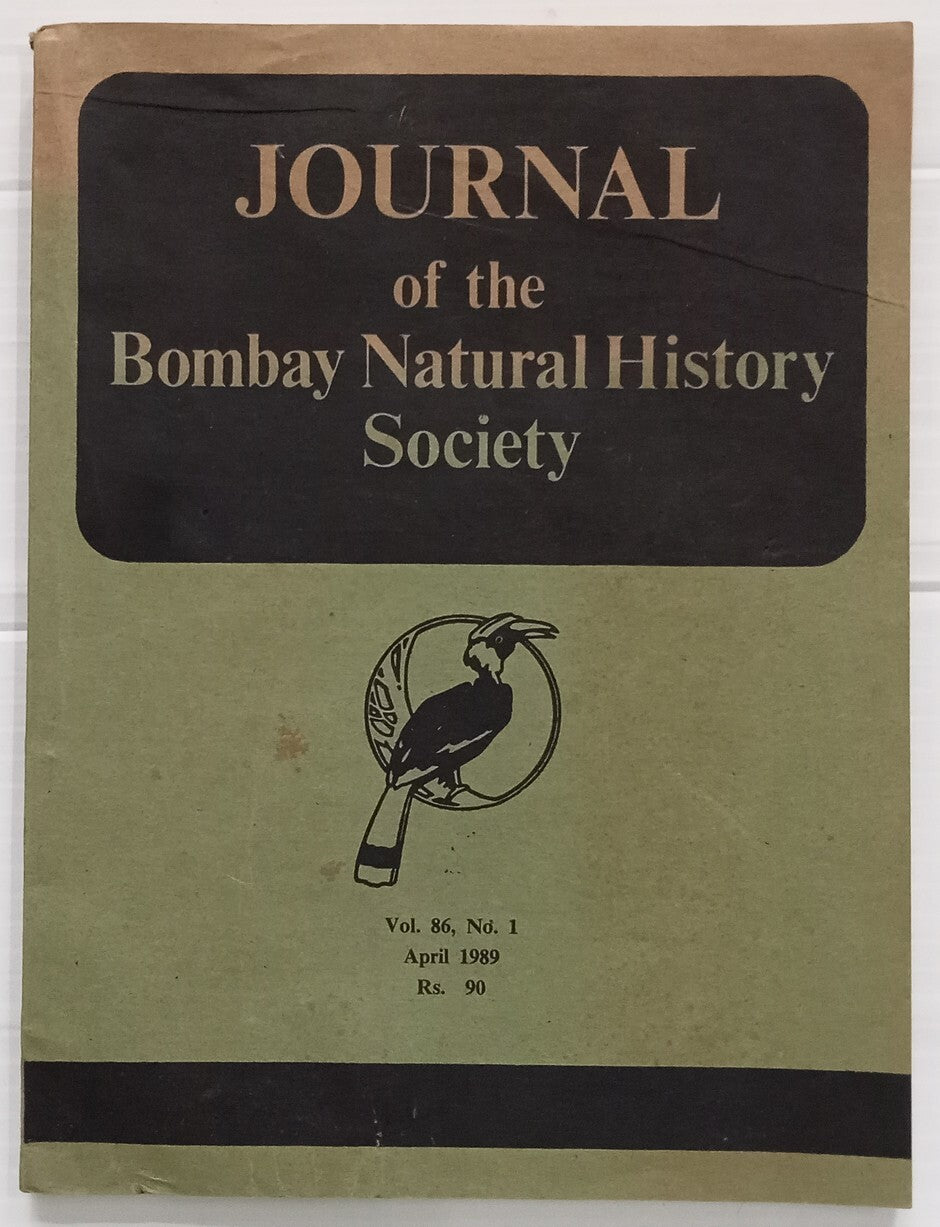 AOP India JOURNAL OF THE BOMBAY NATURAL HISTORY SOCIETY April 1989