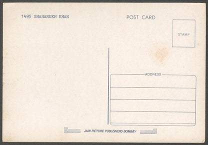 AOP India Bollywood vintage postcard SHAH RUKH KHAN	