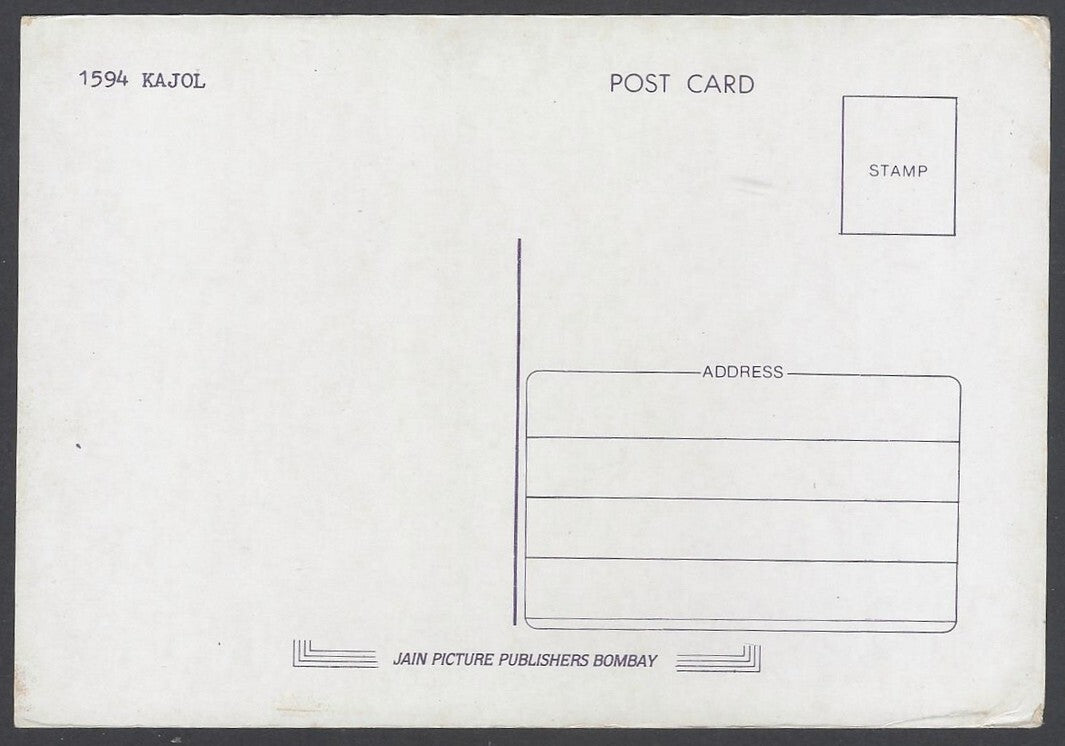 AOP India vintage Bollywood postcard KAJOL