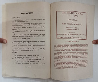AOP India Indica Heras Institute of Indian History & Culture Journal 1997