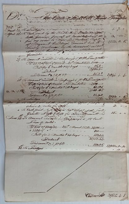 AOP India 1828 Supreme Court, Fort Williams, Calcutta document
