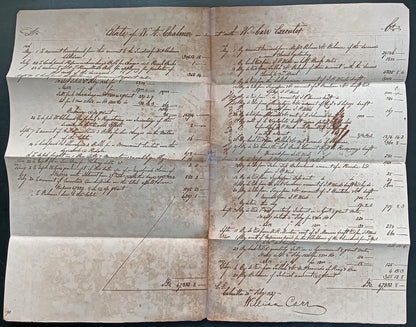 India King George IV 1827 Fort William, Calcutta 3 page document