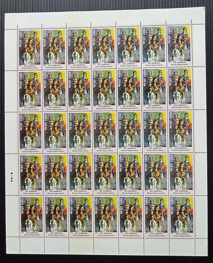 India 2015 Women Empowerment set of 4 sheets of 35 MNH