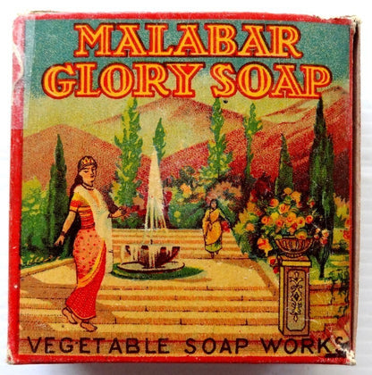 India vintage Malabar Glory Soap with box