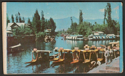 (AOP) India booklet of 8 vintage postcards KASHMIR