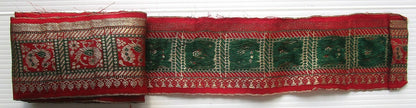 India embroidered border / trim with zari (metallic) threads 9cm x 718cm