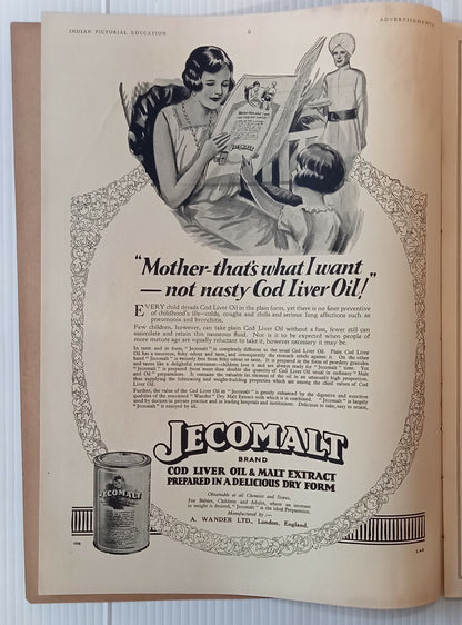 INDIAN PICTORAL EDUCATION 1929.30 Voll.1 No.3 Malabar, Moplah, Buick