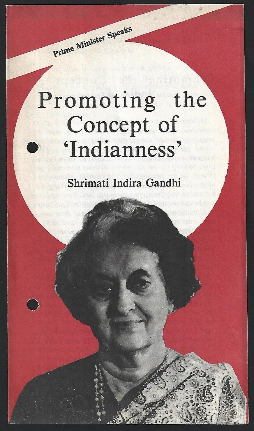 India 1983-84 Propaganda booklets authored by Indira Gandhi
