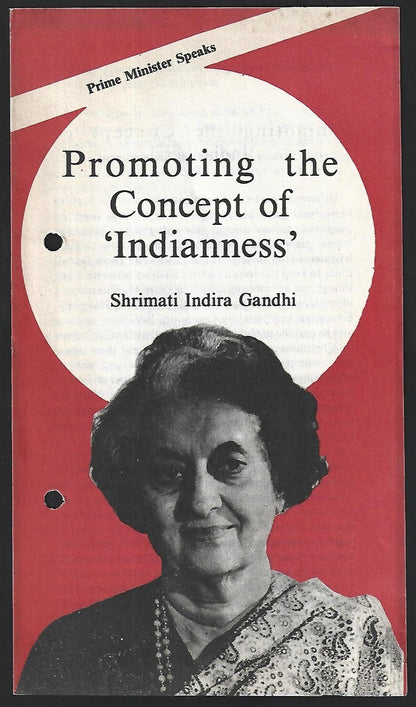 India 1983-84 Propaganda booklets authored by Indira Gandhi