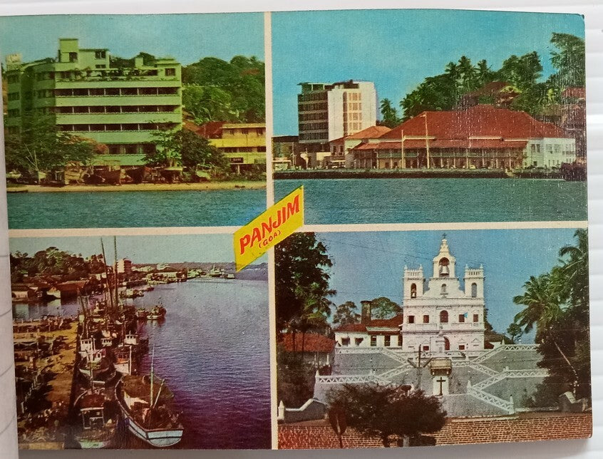 AOP India Damsan GOA souvenir booklet of 10 postcards 