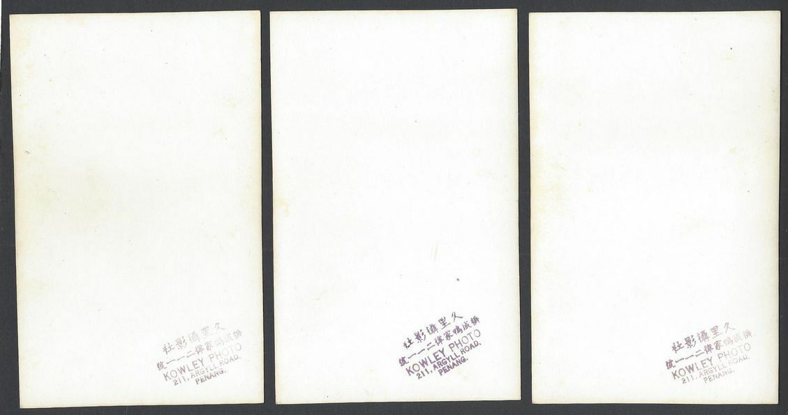 Indian Dance performance in Penang Malaya 9x13cm photos c.1940 (4)