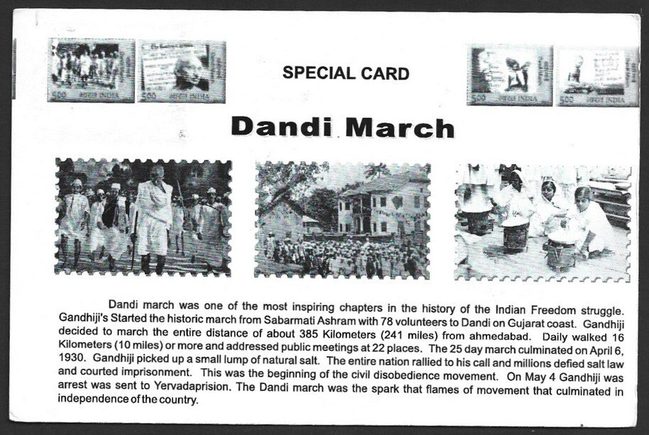 India 2005 Gandhi maxicard