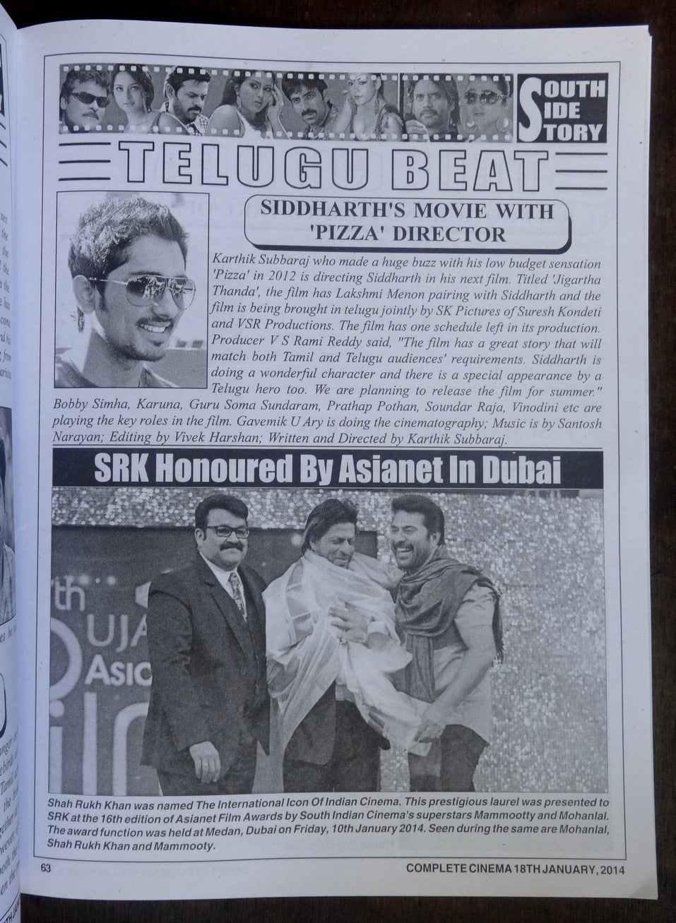 Bollywood Trade magazine COMPLETE CINEMA 18 Jan 2014 – Salman Khan JAI HO cover
