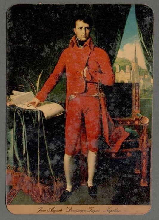 AOP India vintage look replica postcard Napoleon Bonaparte