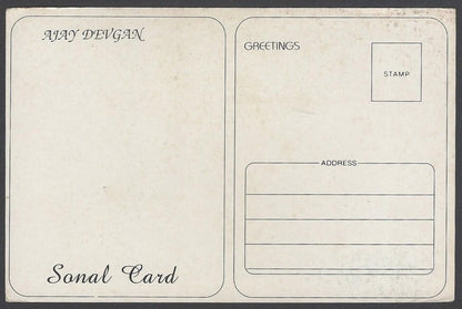 AOP India Bollywood vintage postcard AJAY DEVGAN