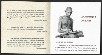India Gandhi 1969 set of 4 in commemorative folder