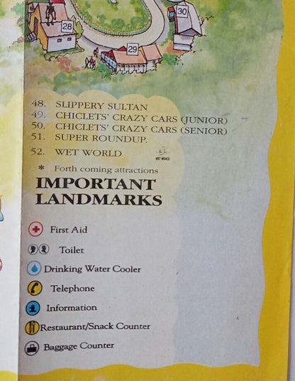 AOP India 1990's Amuzement Park Essel World Promotional Brochure 