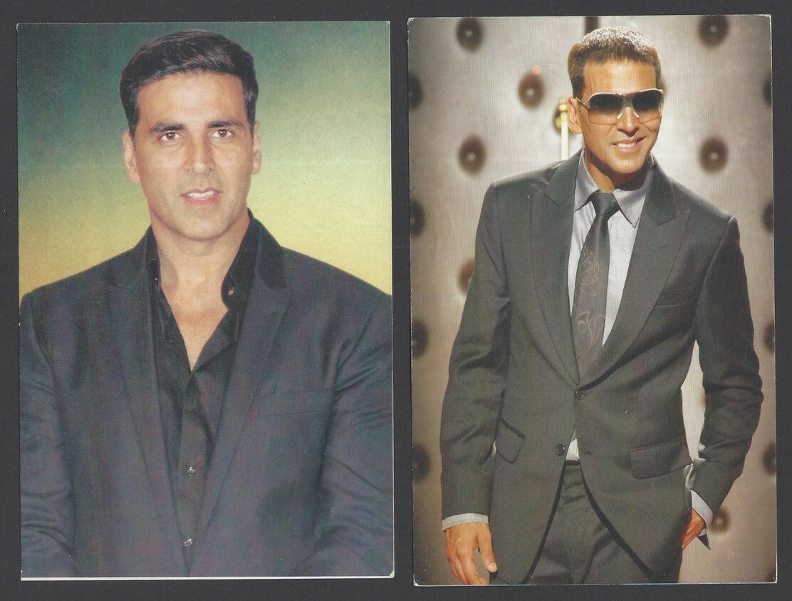 India BOLLYWOOD Akshay Kumar postcards x 5