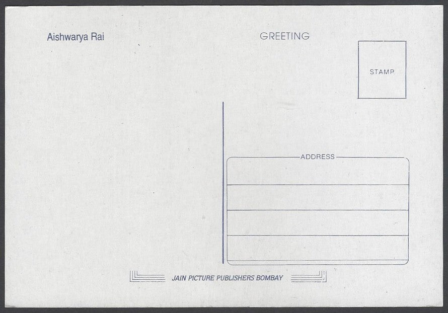 AOP India Bollywood vintage postcard AISHWARYA RAI